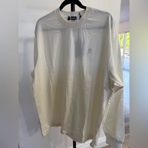 Bape Ivory Long Sleeve Shirt